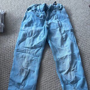Abercrombie Girls Split hem Jeans Size 7-8 Slim Fit